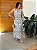 Conjunto de Linho Bordado Charlotte Branco com Azul - Imagem 2