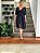 Vestido Vitória  Manga 3/4 Algodão Bordado em Cordonê Preto - Imagem 3