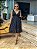 Vestido Vitória Em Algodão Bordado em Cordonê Preto - Imagem 5