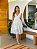 Vestido Vitória Em Algodão Bordado em Cordonê Branco - Imagem 1
