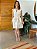 Vestido Raquel Bicolor Branco com Bege em Algodão com Cordonê - Imagem 5