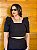Conjunto de Linho Francesca Bordado Preto - Imagem 3