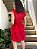 Vestido Raquel Vermelho em Algodão com Cordonê - Imagem 5