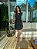 Vestido Raquel Preto em Algodão com Cordonê - Imagem 4