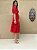 Vestido Midi Graça de Renda Vermelha - Imagem 6