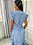 Vestido Glória Linho Bordado Longo Manga Curta - Imagem 10