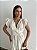 Vestido Glória Linho Bordado Longo Manga Curta - Imagem 14