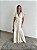 Vestido Glória Linho Bordado Longo Manga Curta - Imagem 12