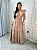 Vestido Glória Linho Bordado Longo Manga Curta - Imagem 5