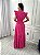 Vestido Glória Linho Bordado Longo Manga Curta - Imagem 11