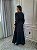 Vestido Glória Linho Longo Bordado Manga Longa - Imagem 4