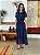 Vestido Rute de Crepe Azul Marinho - Imagem 4