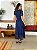 Vestido Rute de Crepe Azul Marinho - Imagem 6