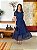 Vestido Rute de Crepe Azul Marinho - Imagem 1
