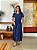 Vestido Rute de Crepe Azul Marinho - Imagem 3