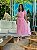 Vestido Rute de Crepe Rosa Bloom - Imagem 2