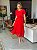Vestido Rute de Crepe Vermelho - Imagem 4