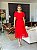 Vestido Rute de Crepe Vermelho - Imagem 1