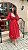 Vestido Cintia Cordone Midi de Algodão Bordado Vermelho - Imagem 1