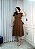 Vestido Rute de Crepe Marrom - Imagem 2
