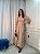 Vestido Marina de Linho Bordado Cappucino - Imagem 5