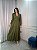Vestido Madalena Manga Longa Verde Militar - Imagem 1