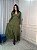 Vestido Madalena Manga Longa Verde Militar - Imagem 6