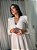 Vestido Madalena Manga Longa Branco - Imagem 3