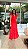 Vestido Glória Longo de Laise Vermelho Tomate - Imagem 2