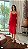 Vestido Helena de Linho vermelho - Imagem 3