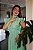 OPORTUNIDADE- Vestido Glória Longo de Algodão Bordado Verde Oliva - Imagem 2