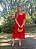OPORTUNIDADE - Vestido Midi Graça de Renda Vermelha - Imagem 1