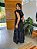 OPORTUNIDADE - Vestido Glória Longo de Algodão Bordado Preto - Imagem 2