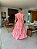 OPORTUNIDADE - Vestido Glória Longo de Bordado Rosa - Imagem 3