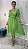 OPORTUNIDADE - Vestido Vitória Manga 3/4 Verde - Imagem 1
