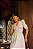 OPORTUNIDADE - Vestido Madalena de Linho Bicolor Branco com Bege - Imagem 3