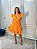 OPORTUNIDADE - Vestido Glória Curto de Laise Bicolor Laranja - Imagem 1