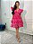 OPORTUNIDADE - Vestido Glória Curto de Laise Bicolor Pink - Imagem 1
