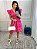 OPORTUNIDADE - Vestido Glória Curto de Laise Bicolor Pink - Imagem 6