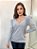Blusa de Moletom Luiza Cinza - Imagem 1