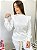 Blusa de Moletom Thais Off White - Imagem 1
