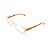 Óculos Receituário Prorider Retrô Branco e Laranja Com Lente de Apresentação - SX9001-54 - Imagem 1