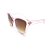 Óculos de Sol Prorider Transparente Rosa Com Lente Degradê Marrom -  YD1792-C3 - Imagem 1