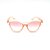 Óculos de Sol Prorider Transparente Rosê Com Lente Degradê Rosê-  CJH72003-C1 - Imagem 1