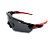 Óculos de Sol Prorider Esportivo preto e vermelho com Lente fumê - tr453 - Imagem 1