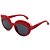 Óculos de Sol Infantil ZJim Silicone Oval Vermelho - Imagem 1
