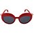 Óculos de Sol Infantil ZJim Silicone Oval Vermelho - Imagem 4