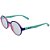 Óculos Para Grau Infantil ZJim Silicone Redondo Roxo e Verde - Imagem 1