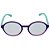 Óculos Para Grau Infantil ZJim Silicone Redondo Roxo e Verde - Imagem 4