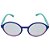 Óculos Para Grau Infantil ZJim Silicone Redondo Azul e Verde - Imagem 4